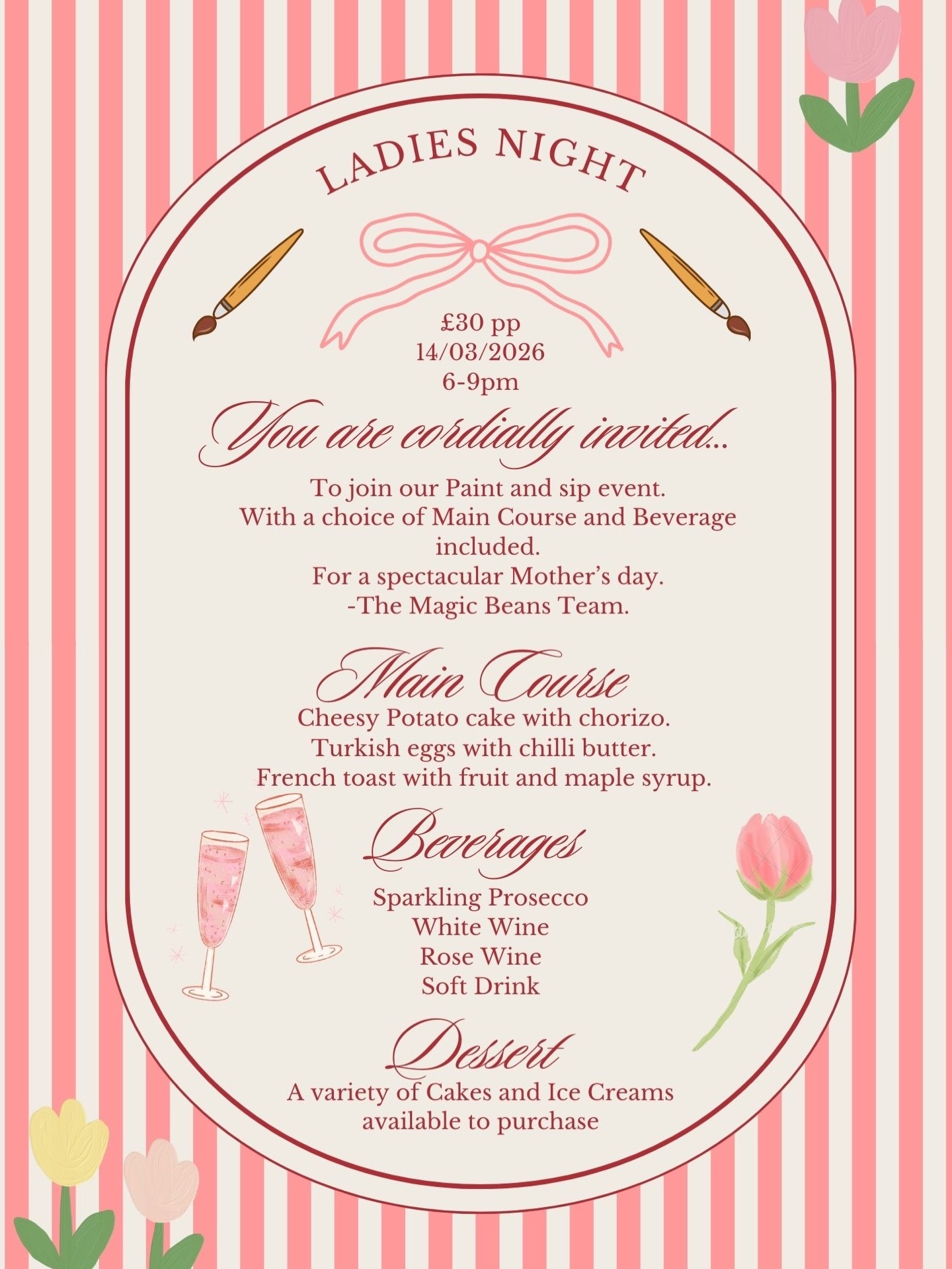 Ladies Night at Magic Beans Cafe